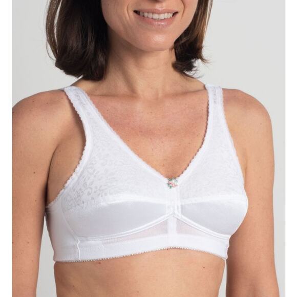 Jodex Surgical Balance Fit Bra 40D WIRELESS White, Post-Mastectomy Bra Excellent - Picture 1 of 6